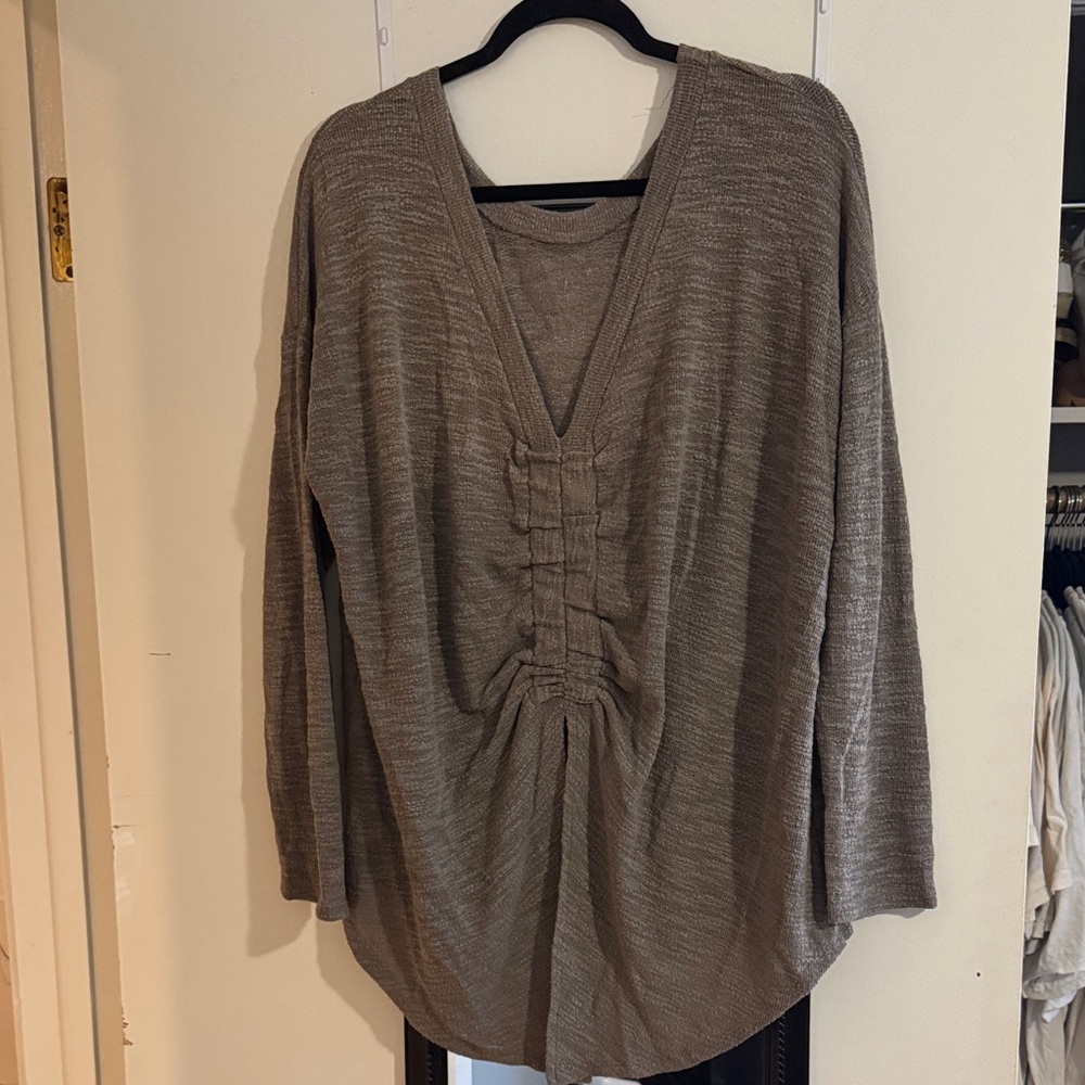 Chic Taupe Women's Blouse